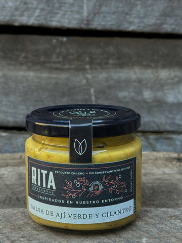 Salsa de ají verde y cilantro 210 cc.